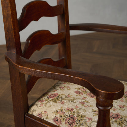 英国 クラシック ラダーバック アームチェア