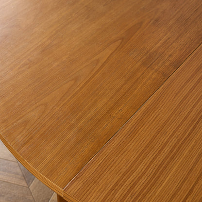 英国 ヴィンテージ エクステンション ラウンド ダイニングテーブル