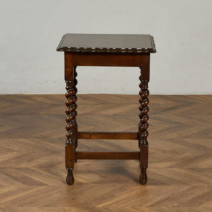 英国 クラシック バーリーシュガーツイスト サイドテーブル