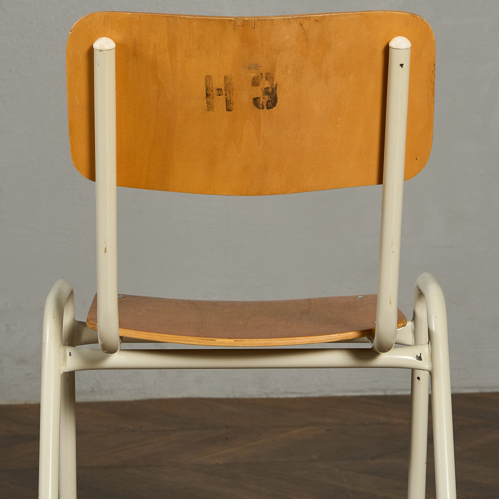 イギリス ヴィンテージ スタッキング スクールチェア