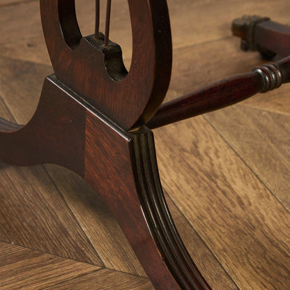 英国 クラシック ハープモチーフ バタフライ サイドテーブル