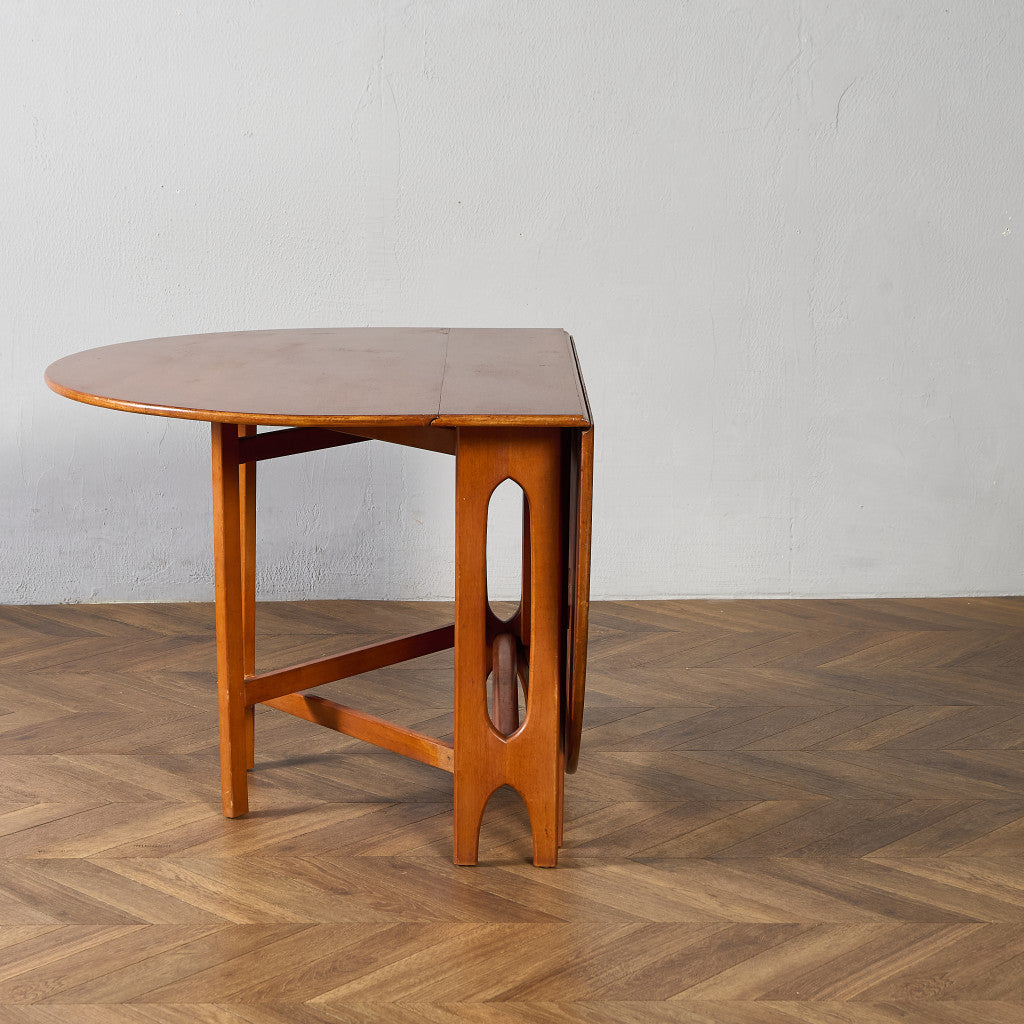 ドロップリーフゲートレッグテーブル