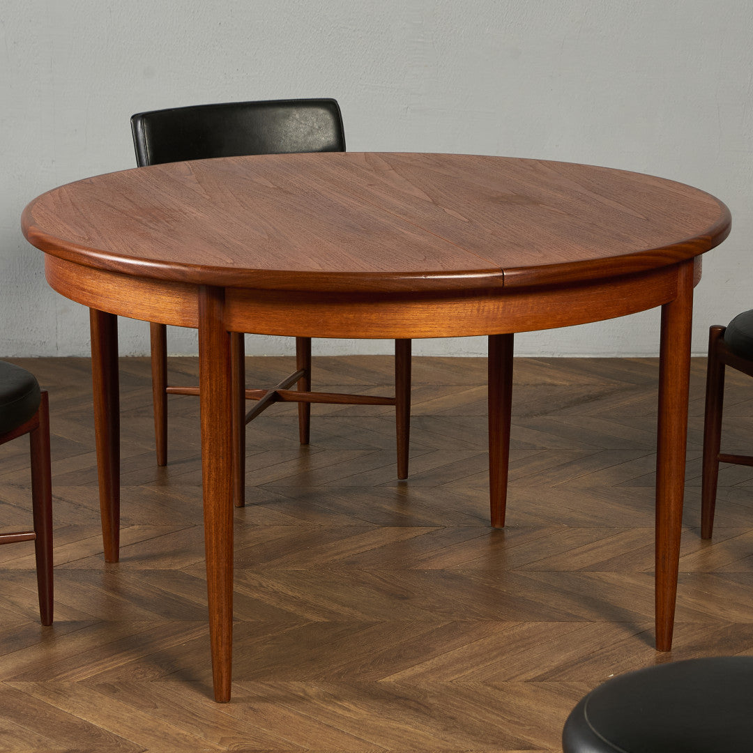 エクステンション ラウンド ダイニングテーブル