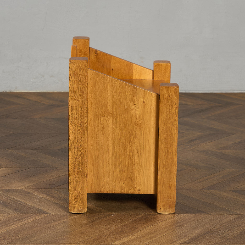 オランダ製 オーク 無垢材 サイドキャビネット