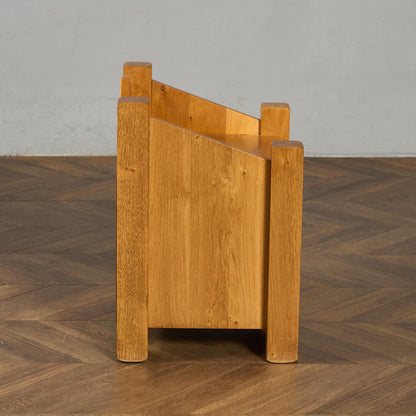 オランダ製 オーク 無垢材 サイドキャビネット