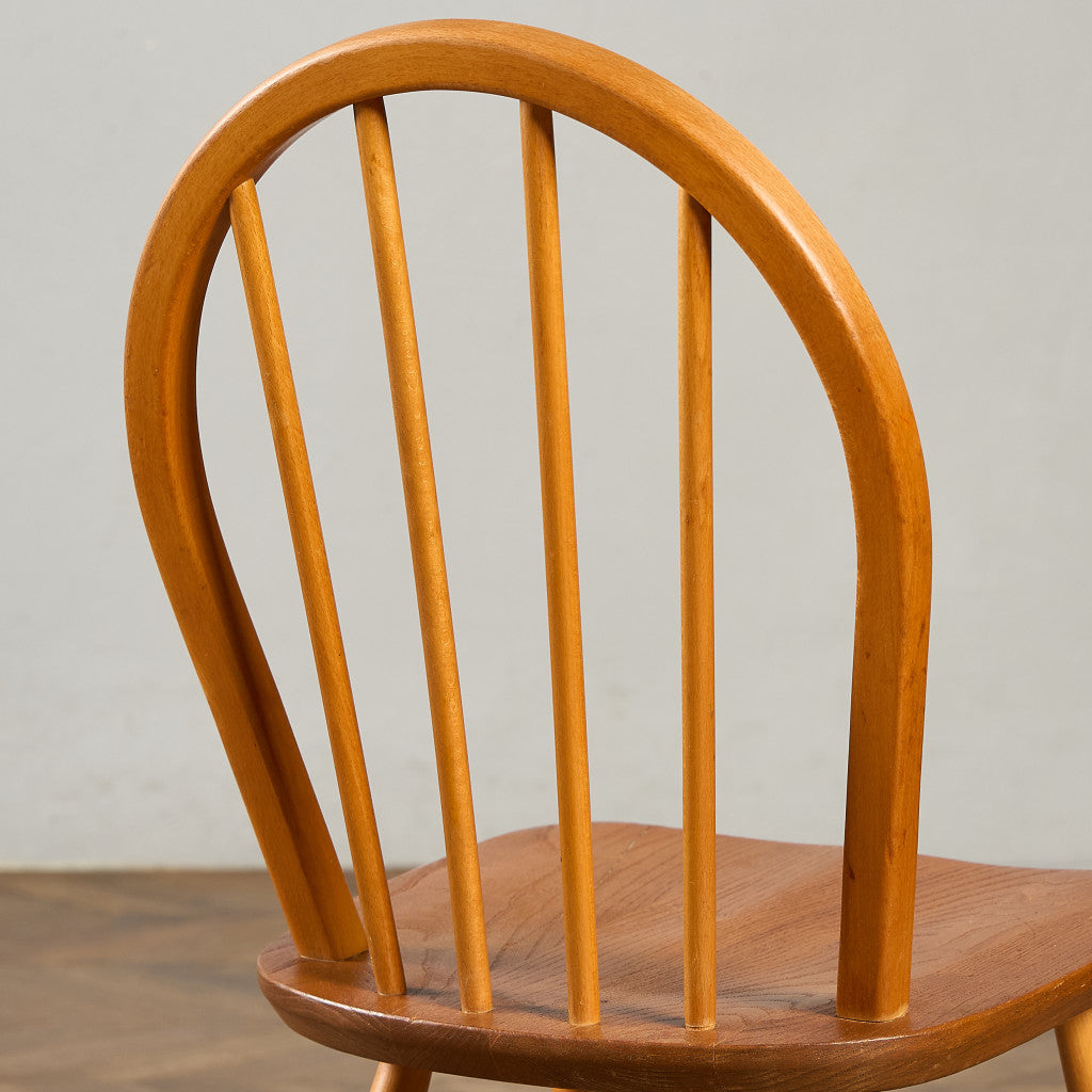 【最終値下！】アーコール　フープバックチェア　ヴィンテージ　ERCOL 4本 アーコール ERCOL ヴィンテージ 4本 スポーク フープバックチェア