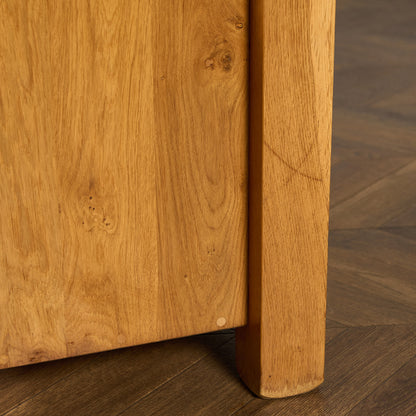 オランダ製 オーク 無垢材 サイドキャビネット