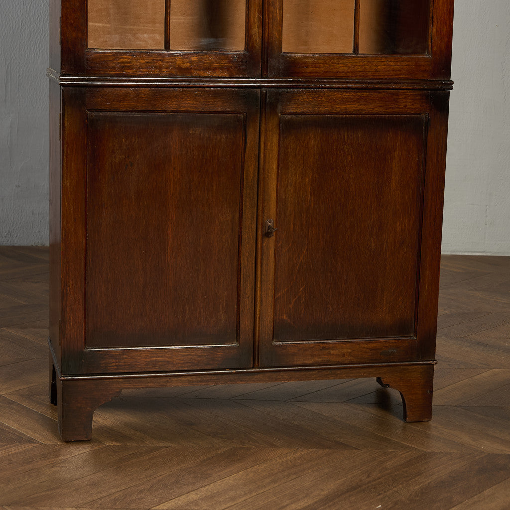 英国 クラシック オーク材 ブックケース 食器棚 #89521 – camori