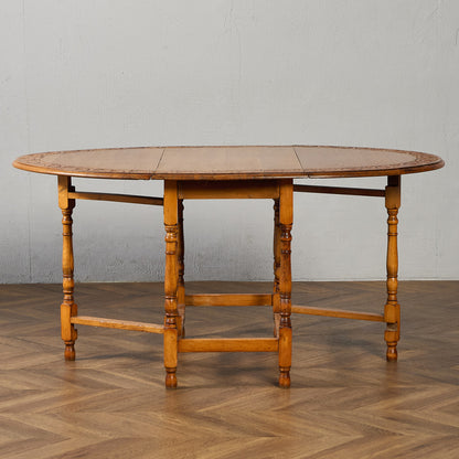 英国 クラシック ドロップリーフ ゲートレッグテーブル