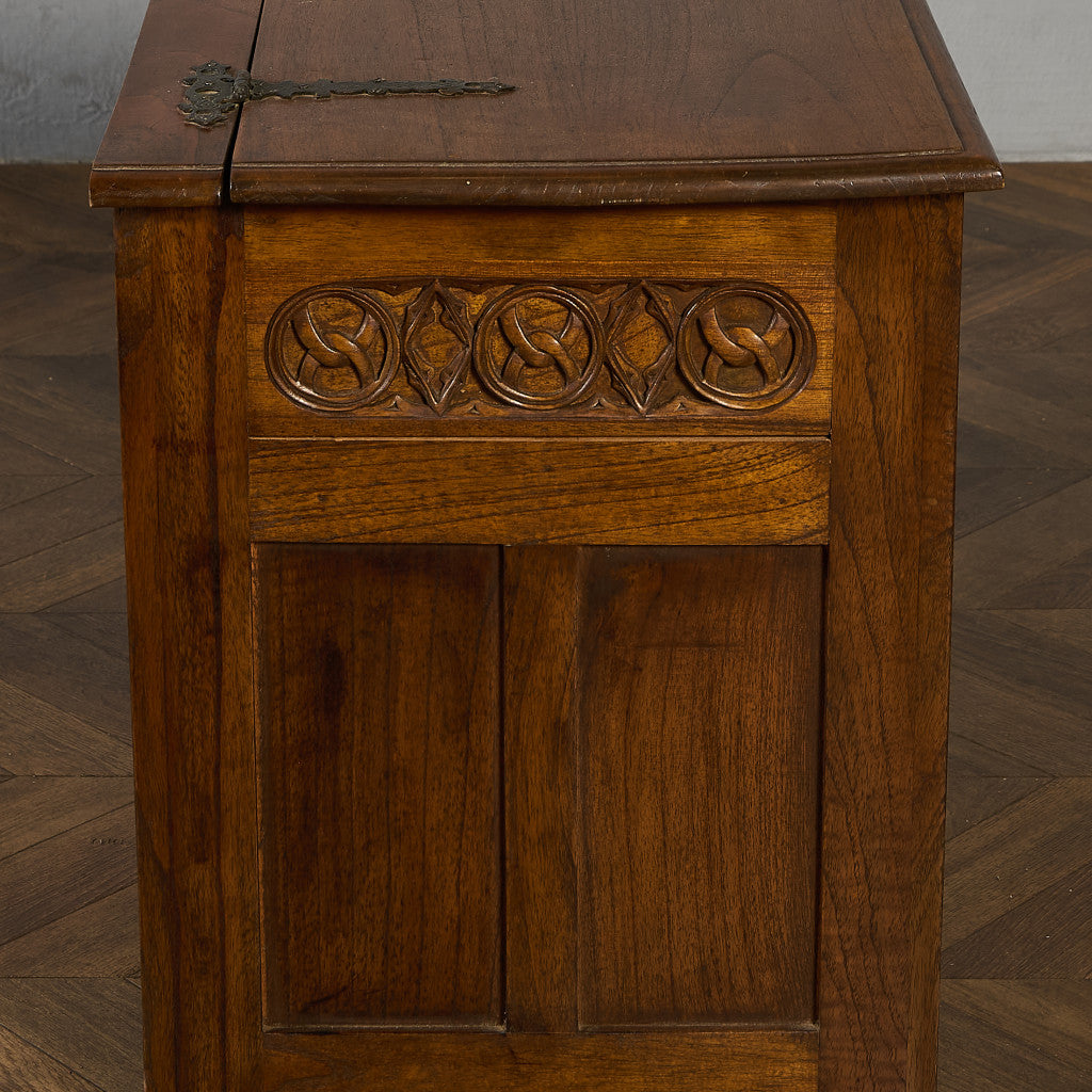 英国 クラシック オーク ブランケットボックス