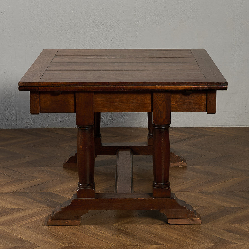 英国 クラシック ドローリーフ ロング ダイニングテーブル