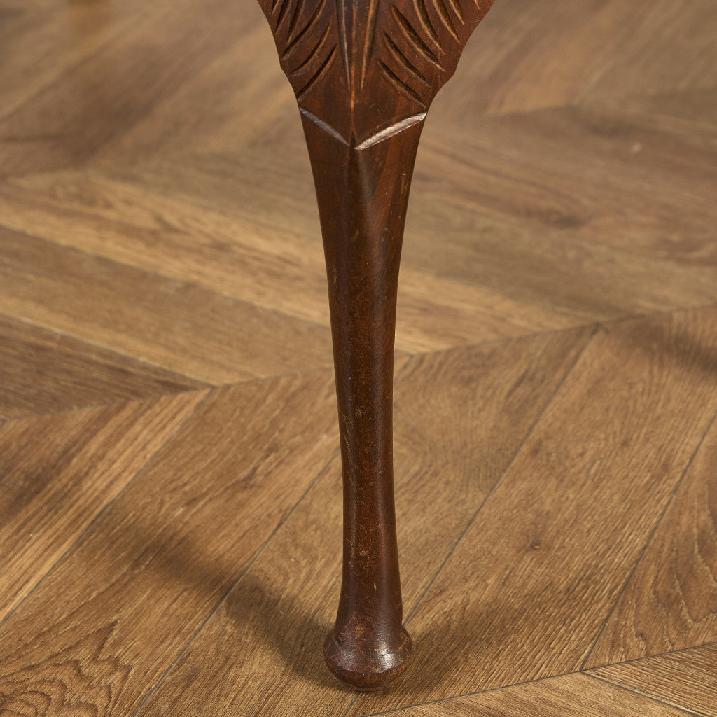 英国 クラシック ガラストップ コーヒーテーブル