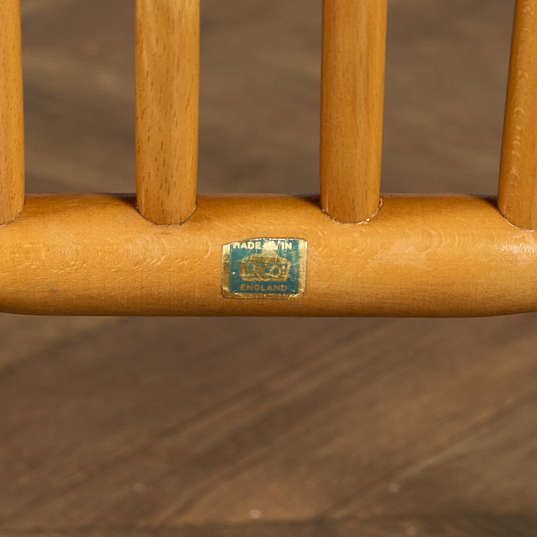 ヴィンテージ スティックバック ハイバックチェア ブルーラベル