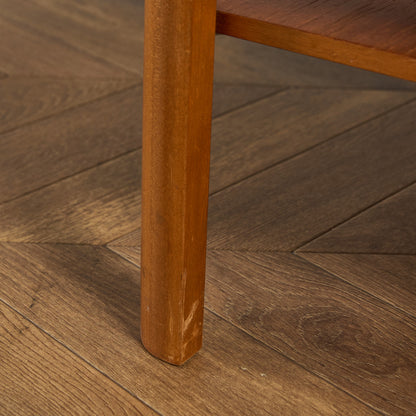 ヴィンテージ スモークガラストップ コーヒーテーブル