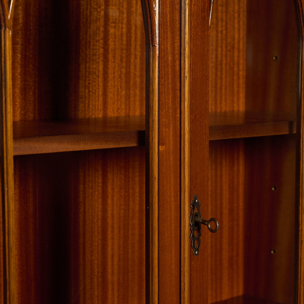 英国 クラシック エドワーディアン ブックケース 食器棚