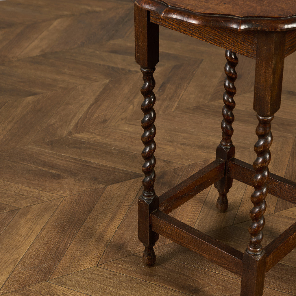 英国 クラシック バーリーシュガーツイスト サイドテーブル