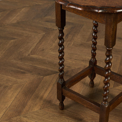 英国 クラシック バーリーシュガーツイスト サイドテーブル