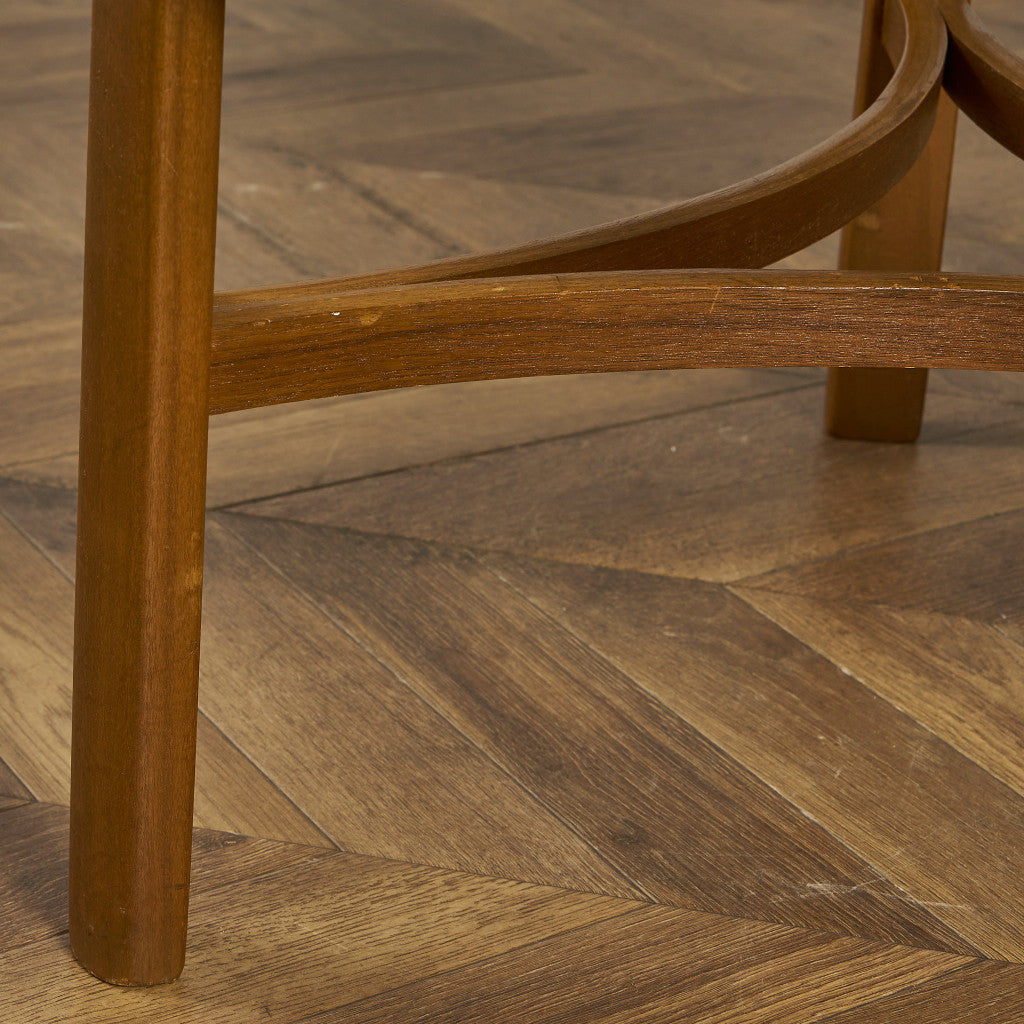 ヴィンテージ トライアングル ガラストップテーブル