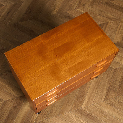 ジープラン G-PLAN Fresco 3段チェスト カスタム アイアン ヘアピンレッグ #95488