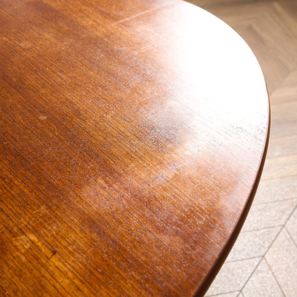 英国 ヴィンテージ オーバル ロング ダイニングテーブル #94160