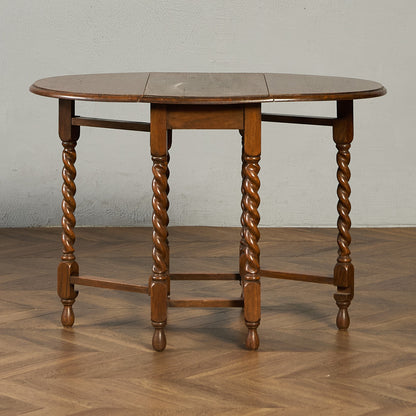 英国 クラシック ドロップリーフ ゲートレッグテーブル