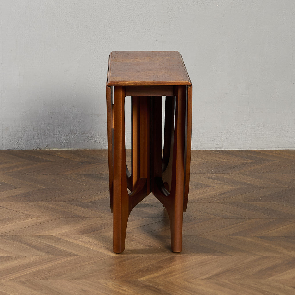 イギリス ヴィンテージ ドロップリーフ ゲートレッグテーブル