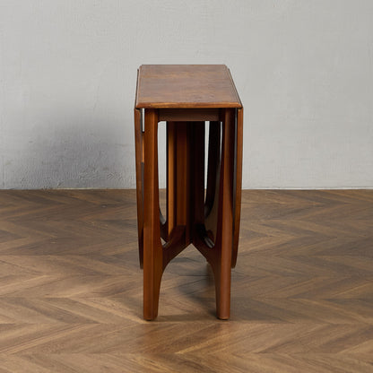 イギリス ヴィンテージ ドロップリーフ ゲートレッグテーブル