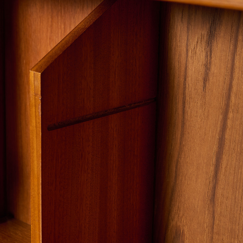 ヴィンテージ ウォールユニット ビューローブックケース