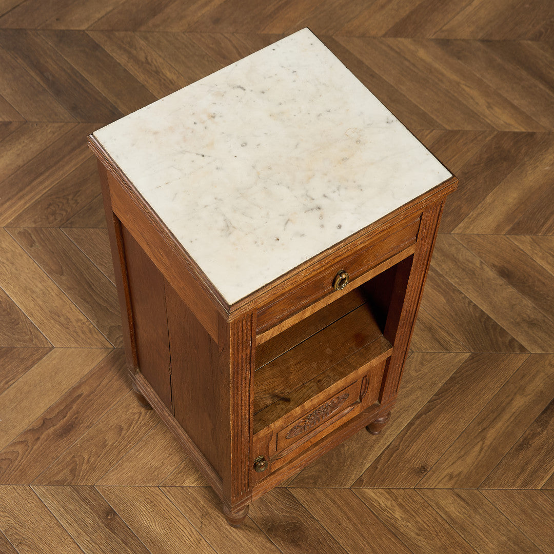 英国 クラシック 大理石 サイドキャビネット #96636