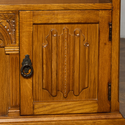 英国 クラシック オーク材 キャビネット