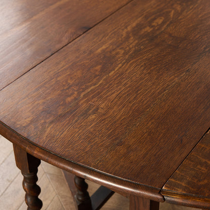 英国 クラシック ドロップリーフ ゲートレッグテーブル #91795