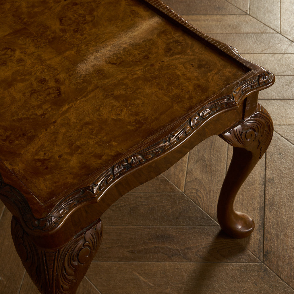 英国 クラシック ガラストップ センターテーブル #86977