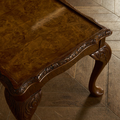 英国 クラシック ガラストップ センターテーブル #86977