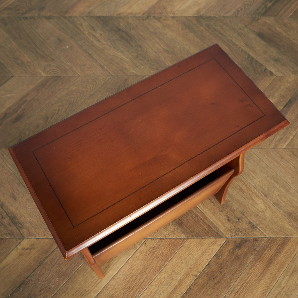 英国クラシック マガジンラック / サイドテーブル #85424