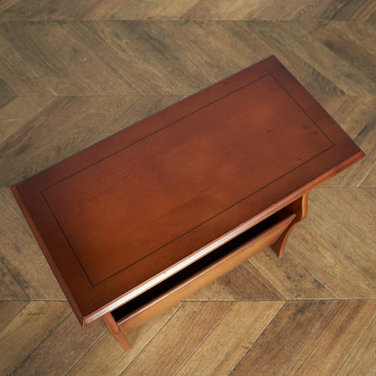 英国クラシック マガジンラック / サイドテーブル #85424