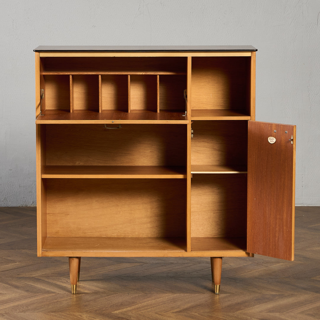 ヴィンテージ ナロー ブックケース