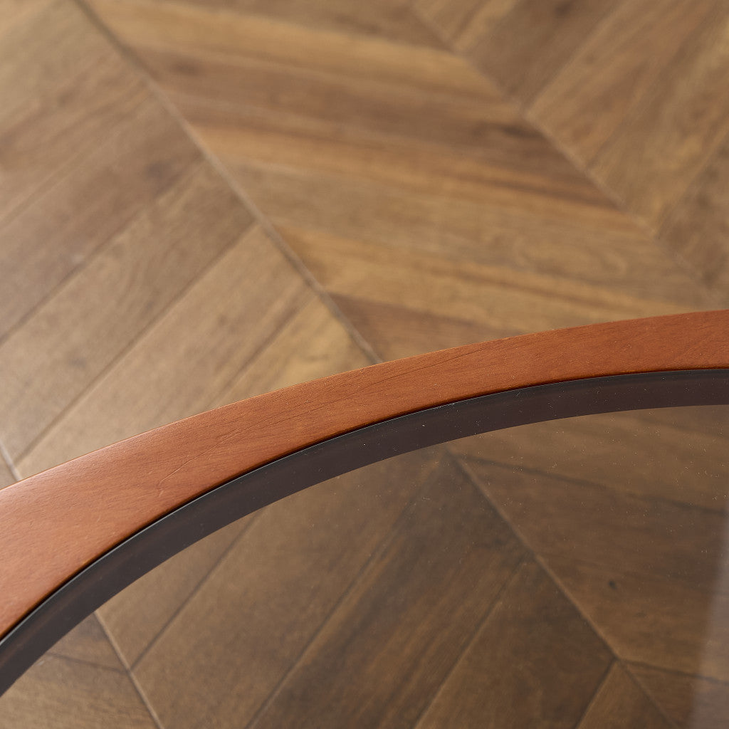 英国 ヴィンテージ スモーク ガラストップ コーヒーテーブル センターテーブル