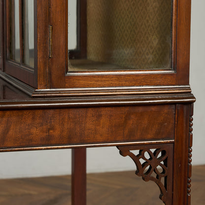 英国 クラシック ディスプレイ ガラス キャビネット #91846