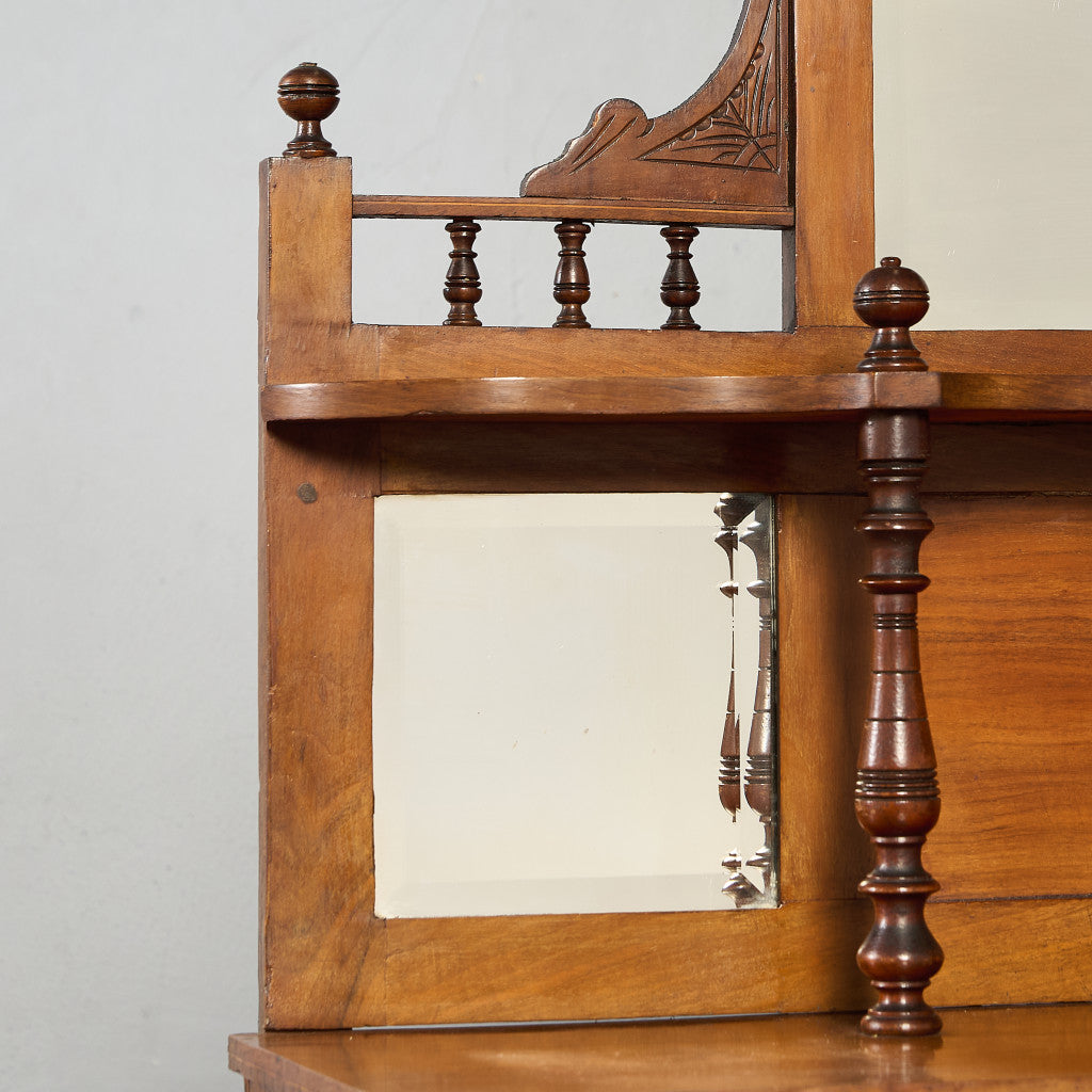 英国 アンティーク ミラーバック サイドボード シフォニア