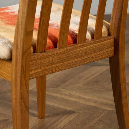 スラットバックチェア 座面張替え済み