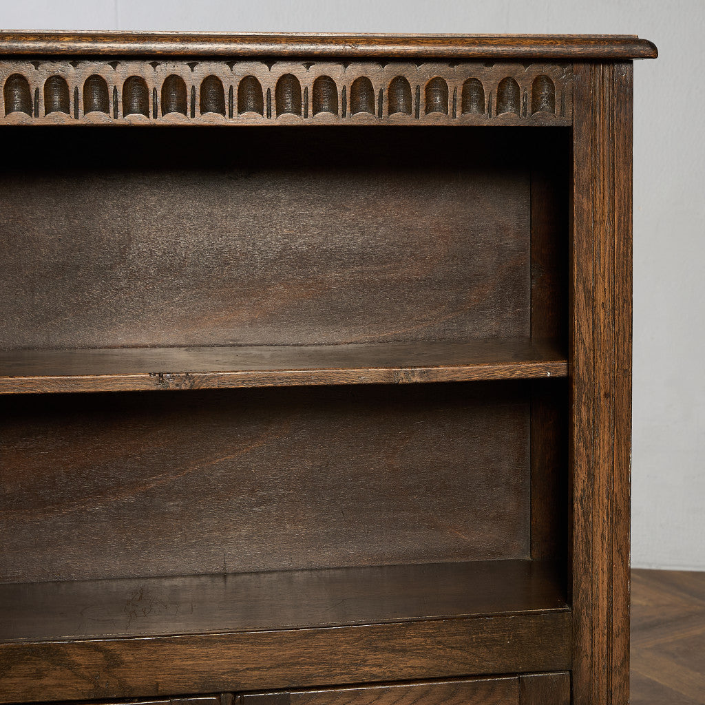 英国 クラシック オーク材 オープン ブックケース #97293 – camori