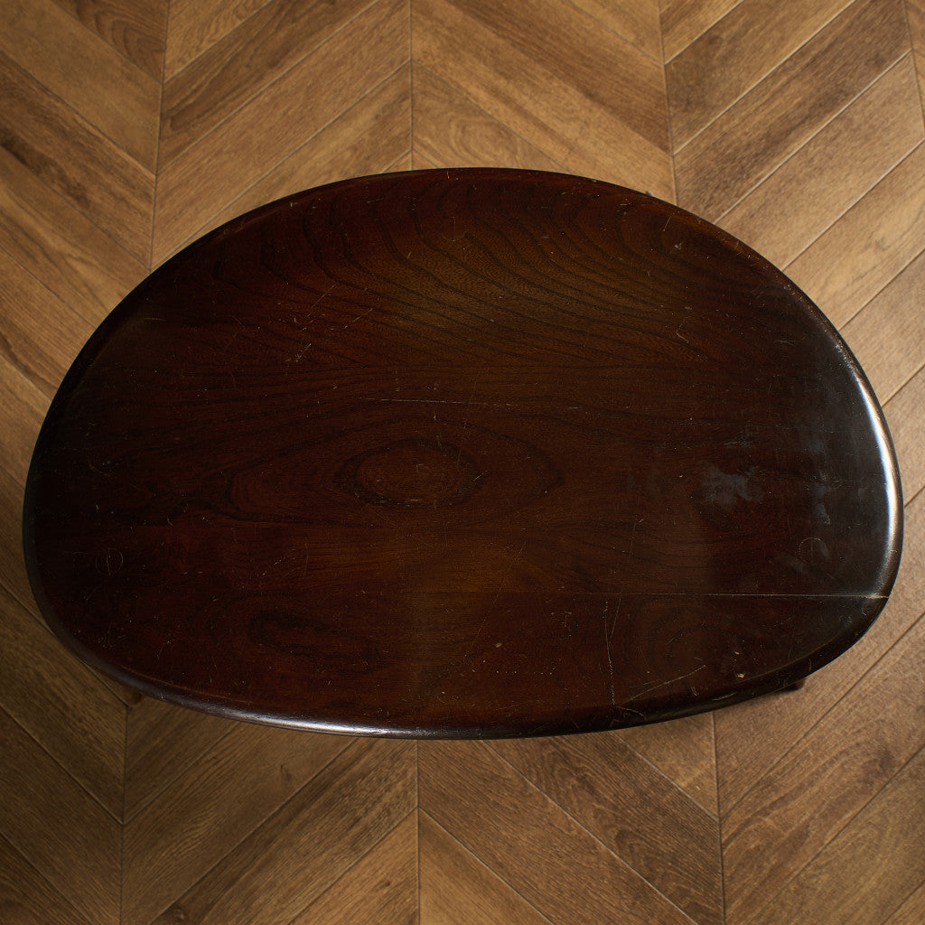 ヴィンテージ ネストテーブル ぺブルテーブル ブルーラベル