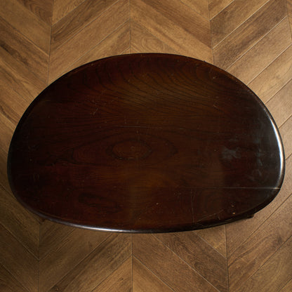 ヴィンテージ ネストテーブル ぺブルテーブル ブルーラベル