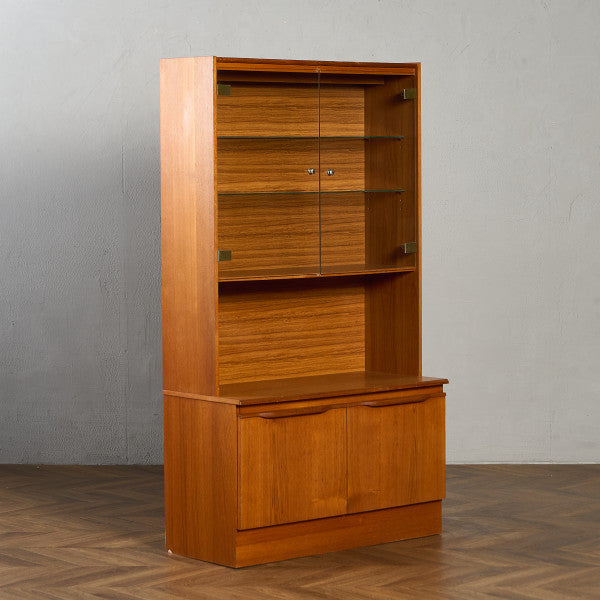 英国 ヴィンテージ ウォールユニット 本棚