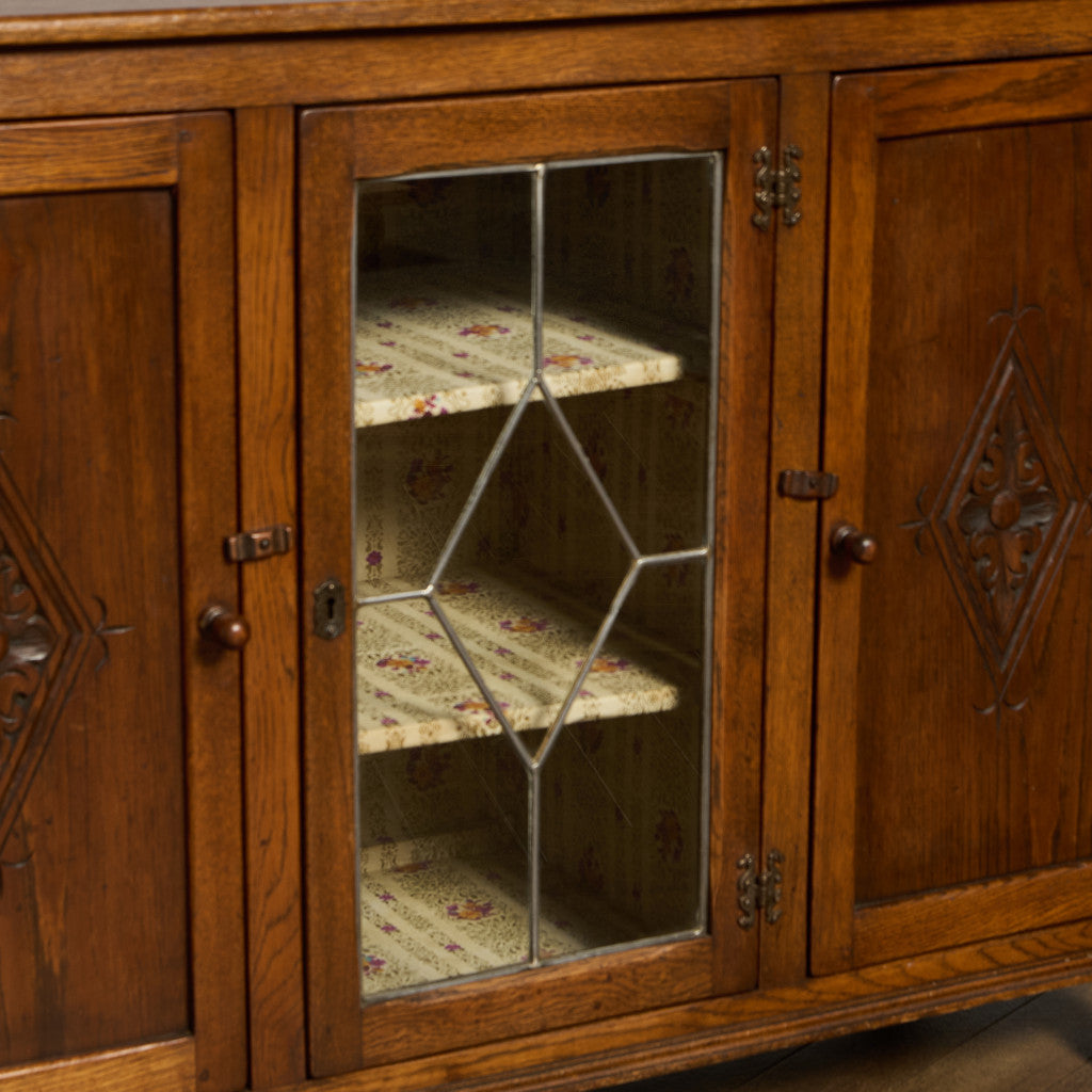 英国 クラシック ガラス キャビネット #91798