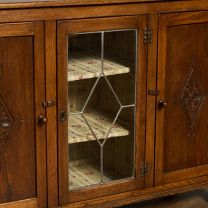 英国 クラシック ガラス キャビネット #91798