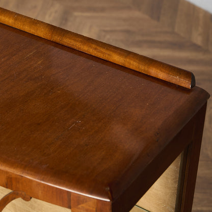 英国 クラシック ディスプレイ ガラス キャビネット