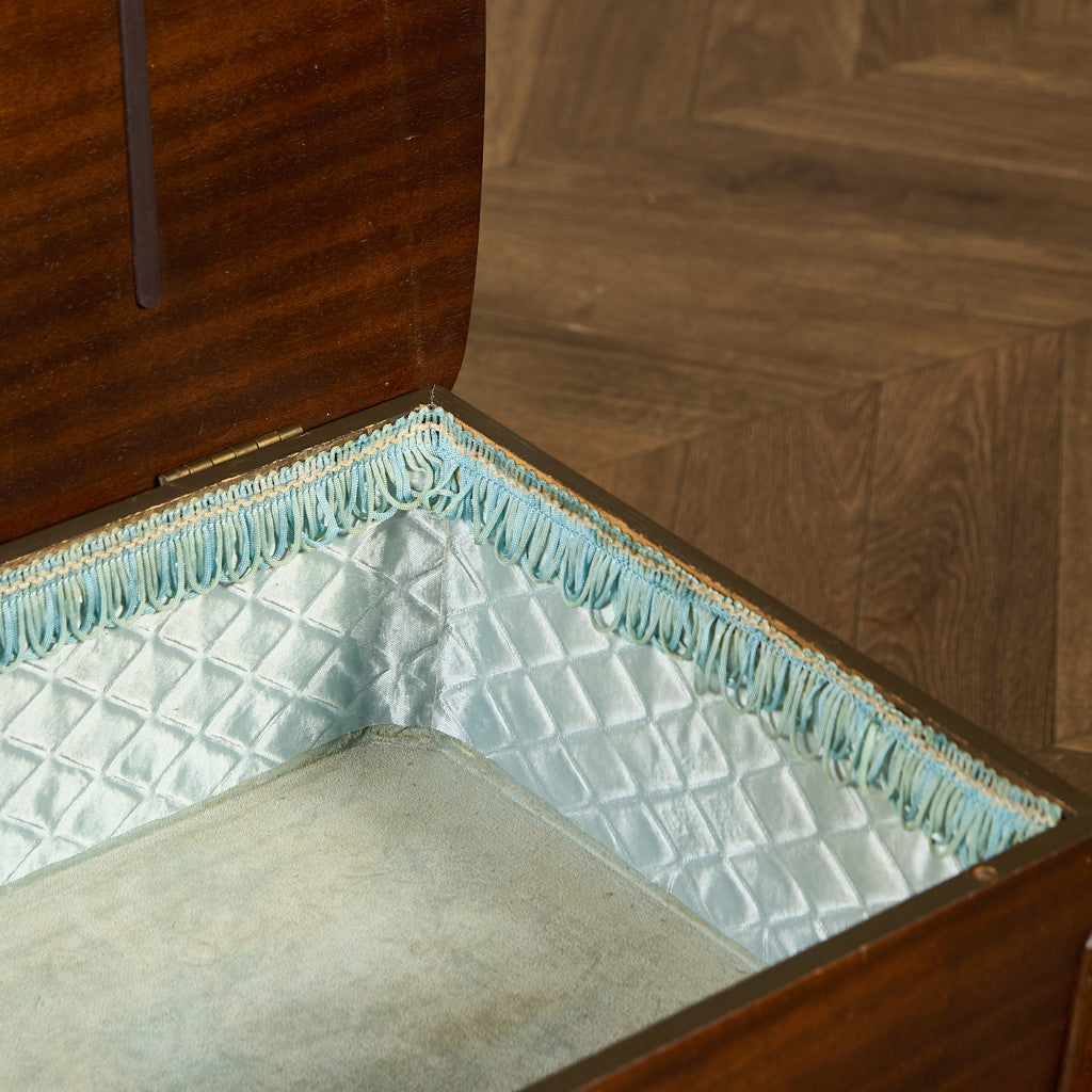 英国 ヴィンテージ ソーイングボックス サイドテーブル