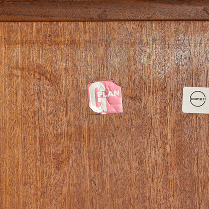 ロングジョン ヴィンテージ ガラストップ コーヒーテーブル