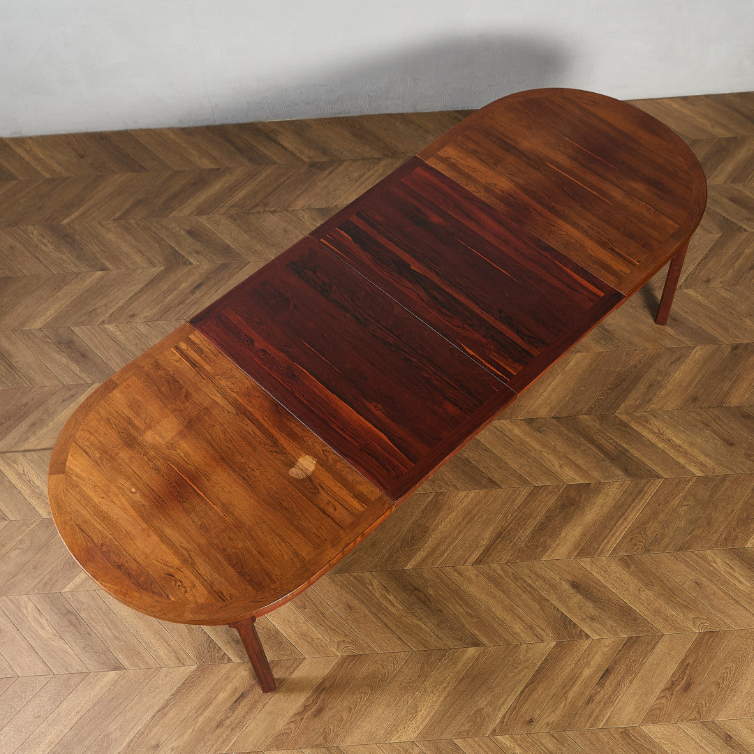 ヴィンテージ エクステンション オーバル ロング ダイニングテーブル